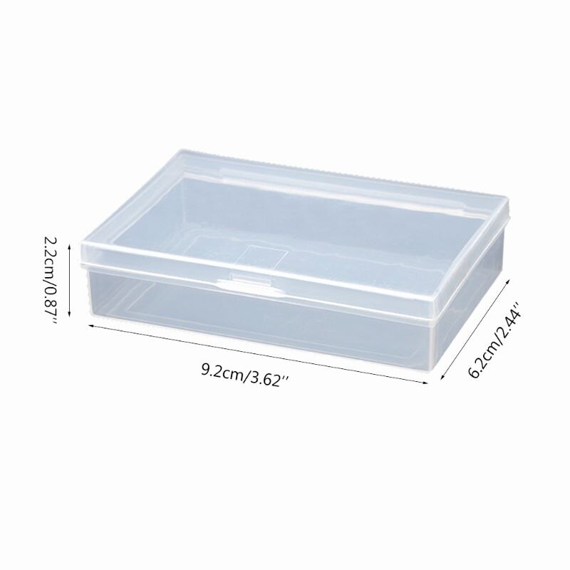 2 Stuks Transparante Plastic Doos Speelkaarten Container Poker Card Storage Case N0HA