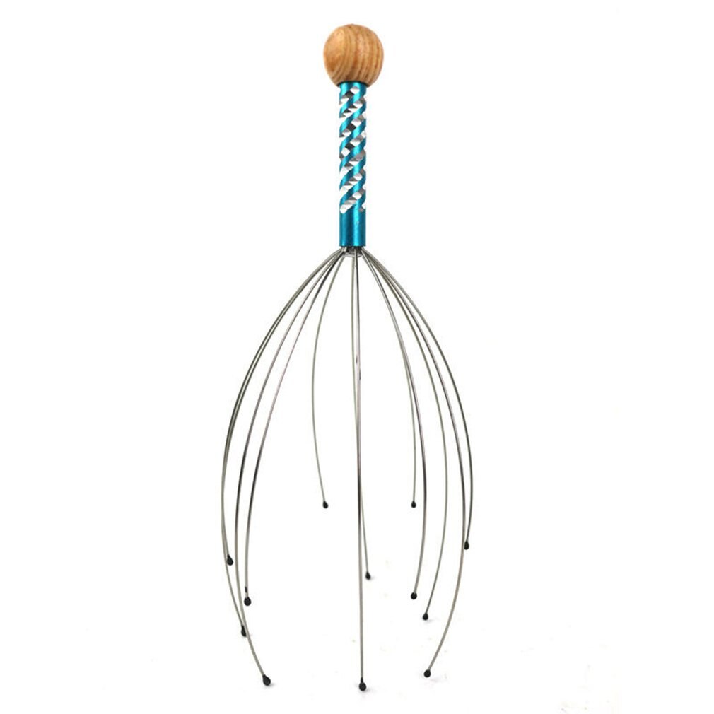 Garras de masaje para rascar la cabeza, masajeador de cabeza de pulpo, rascador de cuero cabelludo, garra de masaje, artefacto pequeño, Extractor de extracción de alma