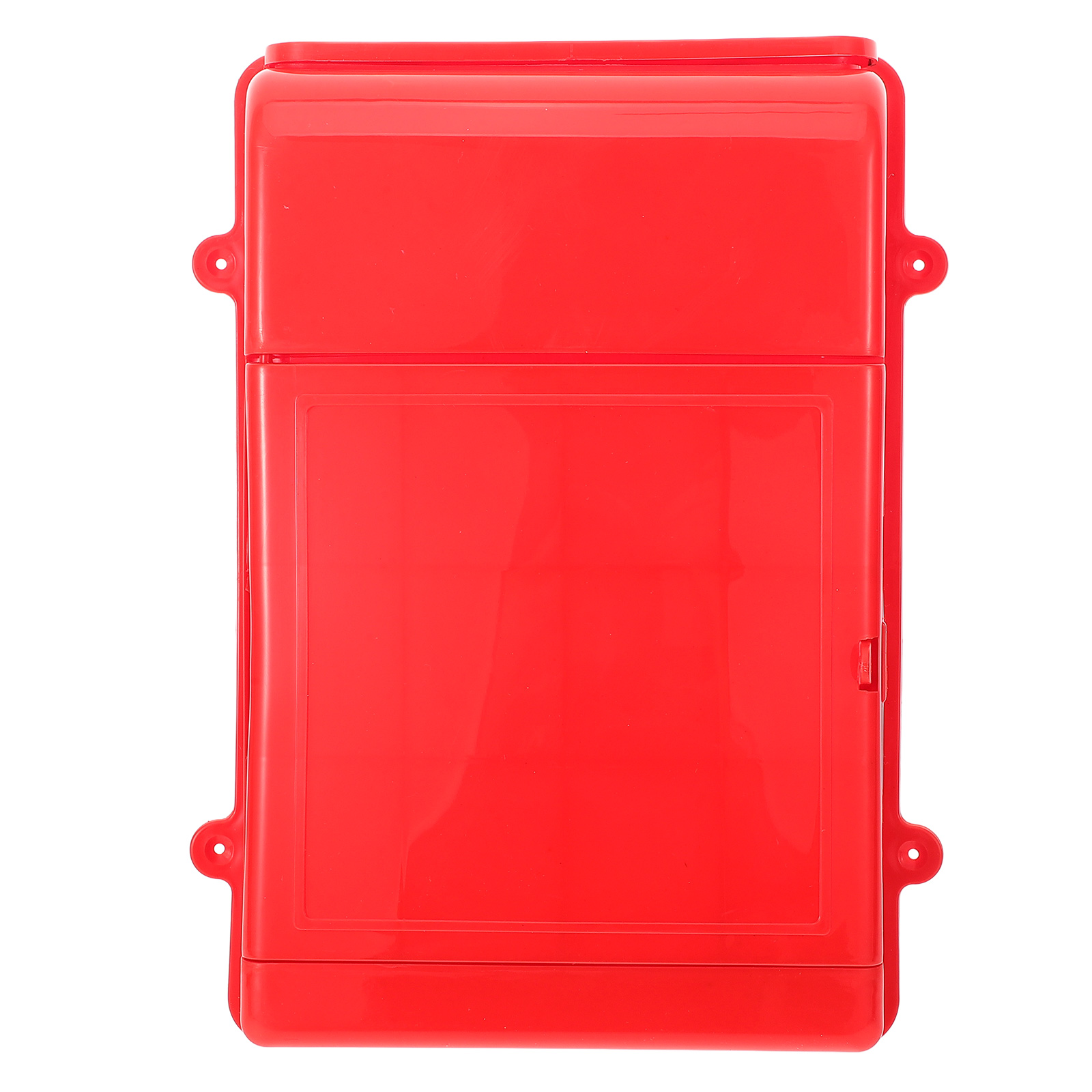 Collection Box Wall-mounted Postal Large Capacity Mailbox Locking Plastic Outdoor Wall Mount Mailbox Post Box: black