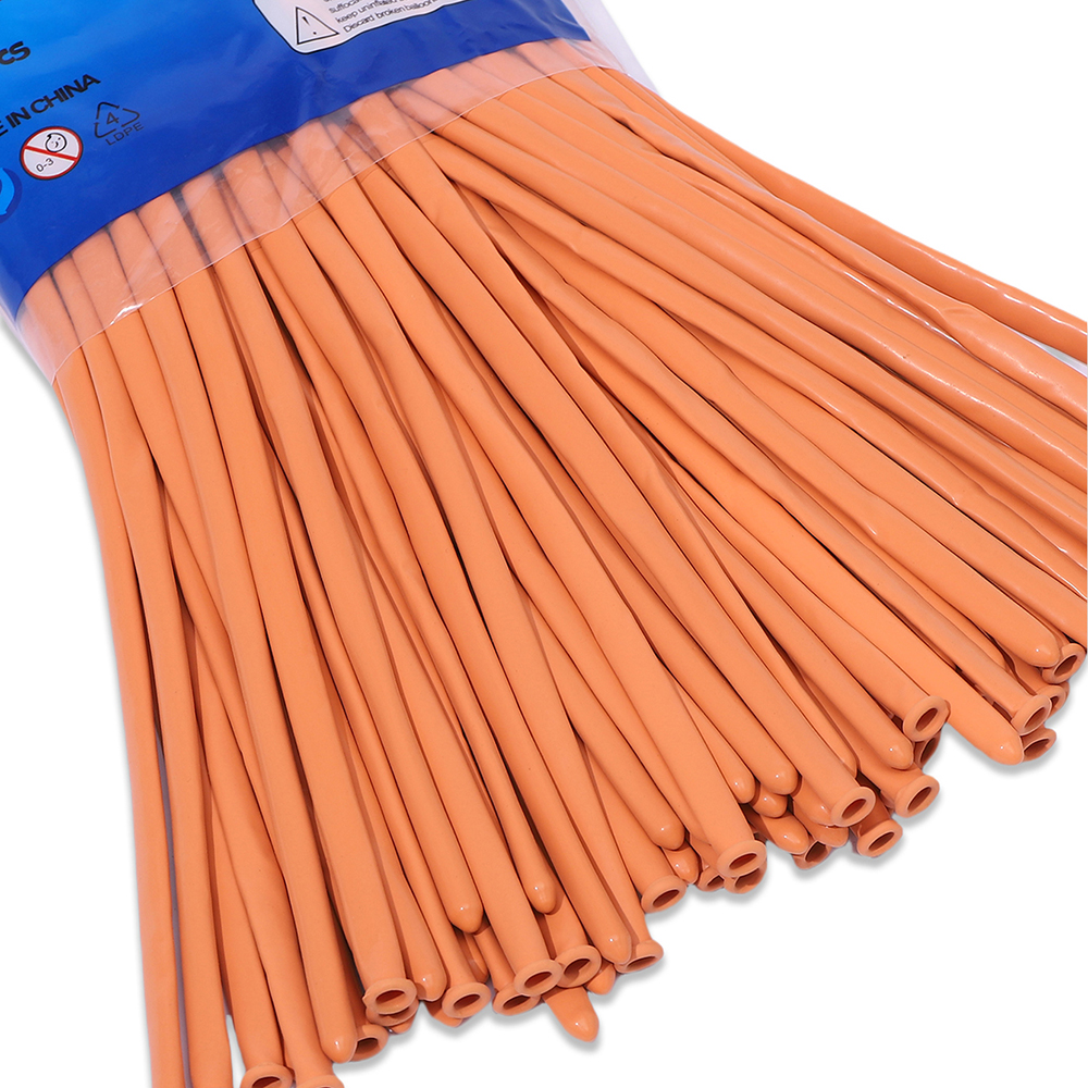 Kit de ballons magiques colorés, 100 pièces, longs ballons en Latex pour attacher des animaux, fête d'anniversaire, mariage, , jouets pour enfants,: Peau