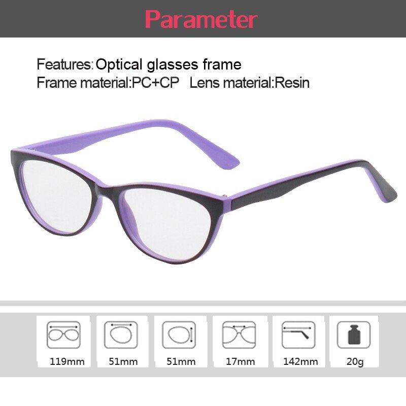 Unisex Optische Glazen Frame Vaste Scharnier Gebogen Spiegel Been Mode Beknopte Praktische Computer Brillen Frame