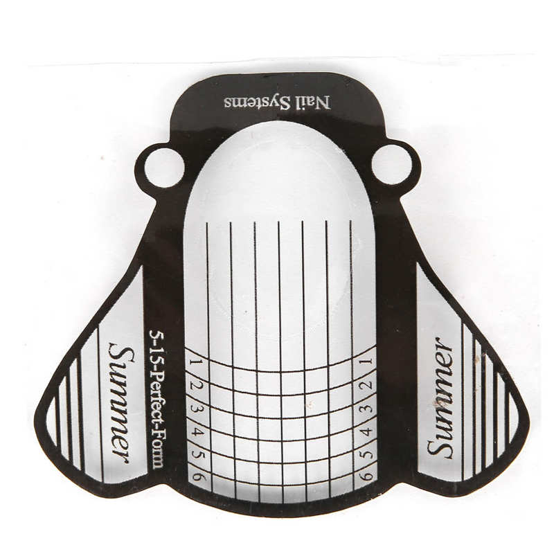 Nail Forms Self‑adhesive Nagel Sticker Pvc Nail Art Accessoires-