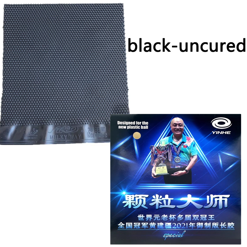 Yinhe master specially designed table tennis rubber, medium particles, long pips, ox-hardened/unhardened, ittf approved for defensive players: Rose red