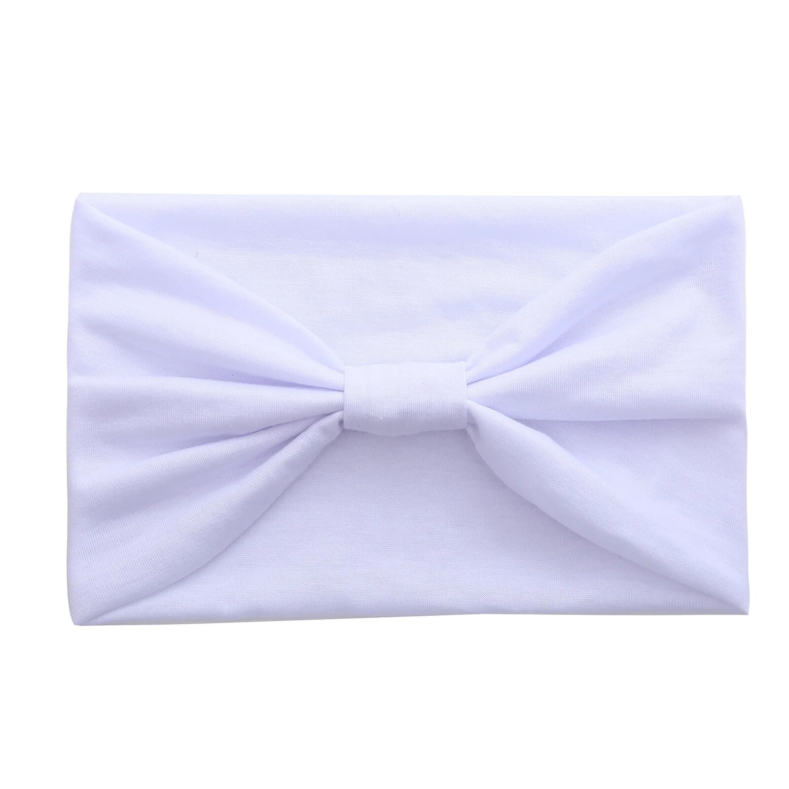 Diademas anchas para mujer, bandas elásticas suaves antideslizantes para el cabello, Yoga, correr, deportes, entrenamiento, gimnasio, envolturas para la cabeza; Tela de algodón anudada Afri: Blanco