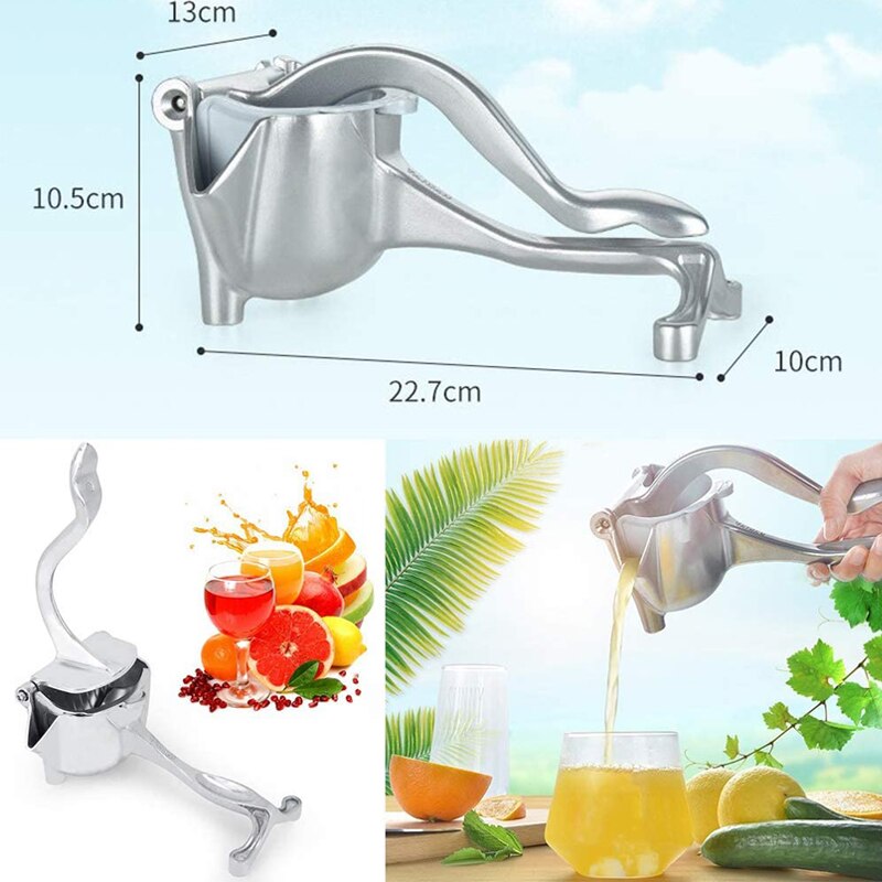 Stainless Steel Lemon Squeezer Hand Fruit Easy Clean Use Juice Extractor Tool Kitchen Accessories Household Gadgets