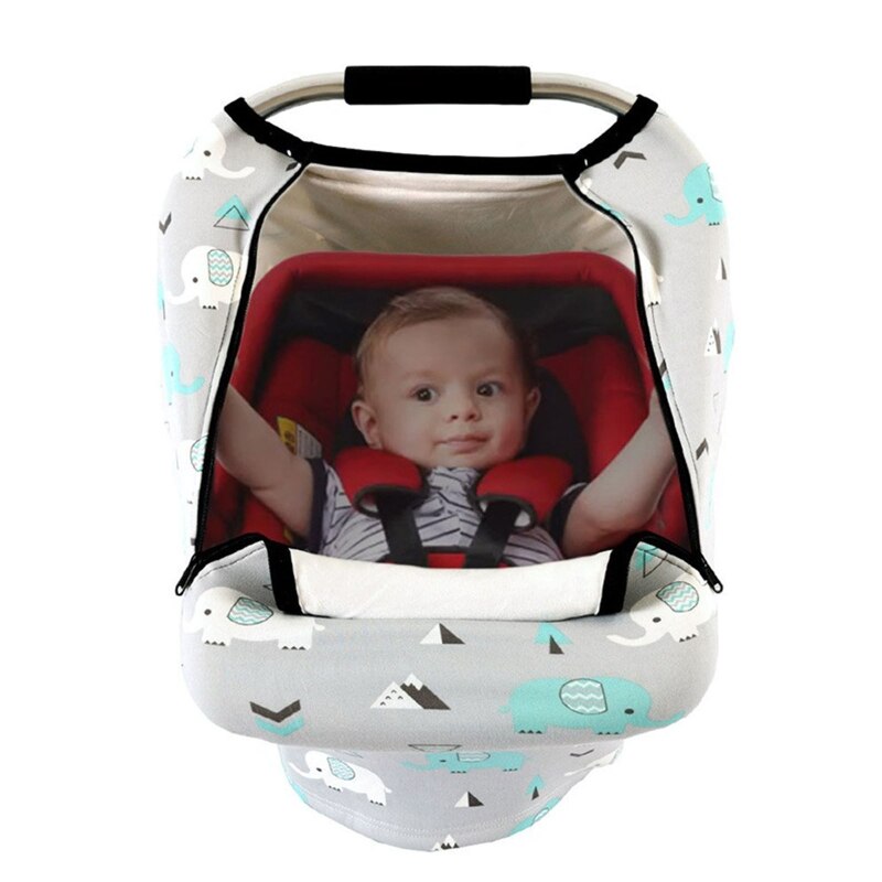 Baby-autositzbezug aus dicker baumwolle, frostsicher, wärmend, autositzverdeck