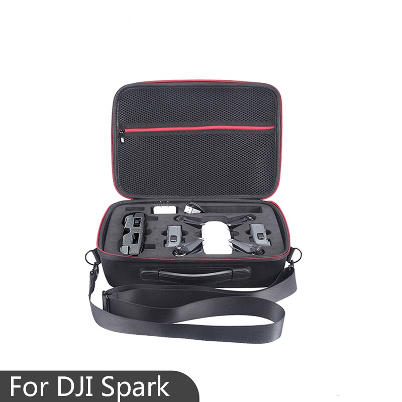 Zwart Draagbare Eva Hard Bag Schouder Case Box Storage Carry Drone Tassen Drone Accessoires Voor Dji Spark Drone