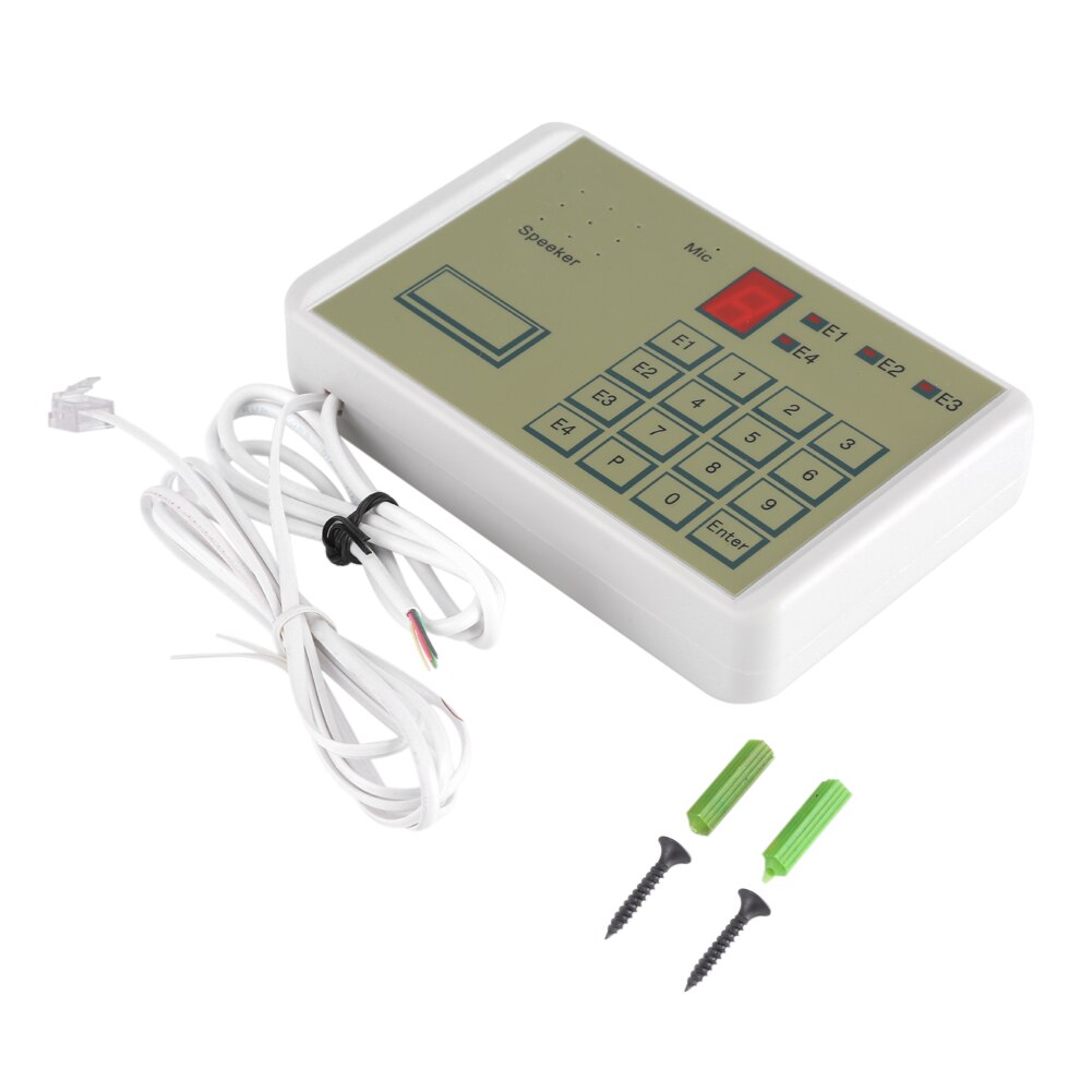 Wired Telephone Voice Auto-Dialer Burglar Security House Alarm System Microcomputer Self-Test To Prevent Failure