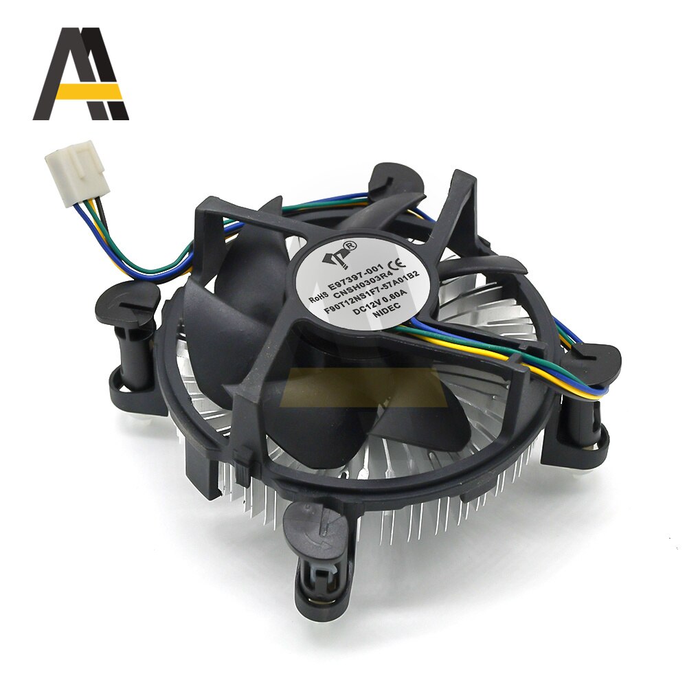 Originele Cpu Fan Voor 1150 1151 1155 1156 90*90*2Mm Comptuter Cpu Case Cooling Fan Met 4PIN Pwm 12V Computer Hydraulische Ventilator