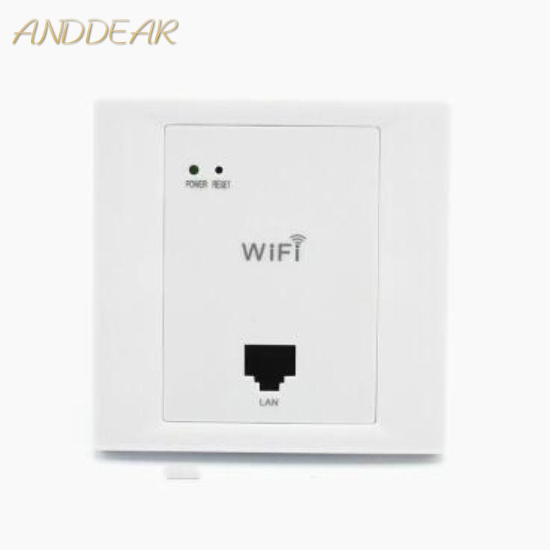 ANDDEAR White Wireless WiFi in Muur AP Hotel Kamers Wifi Cover Mini Wall-mount AP Router Access punt