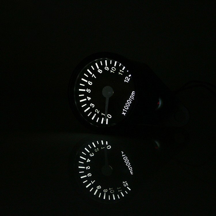 Velocímetro LED para motocicleta, con retroiluminación, tacómetro, odómetro para Moto, color café, Racer, instrumento, tacómetro, accesorios para Moto, Scooter
