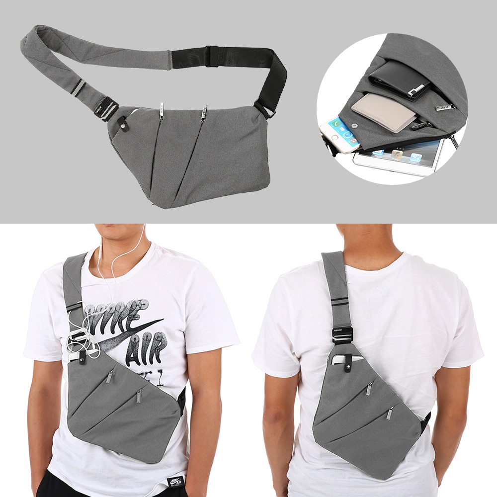 Sling Backpack Chest Bag Lightweight Outdoor Sport Travel Hiking Anti Theft Crossbody Shoulder Pack Bag Daypack Chest Pack