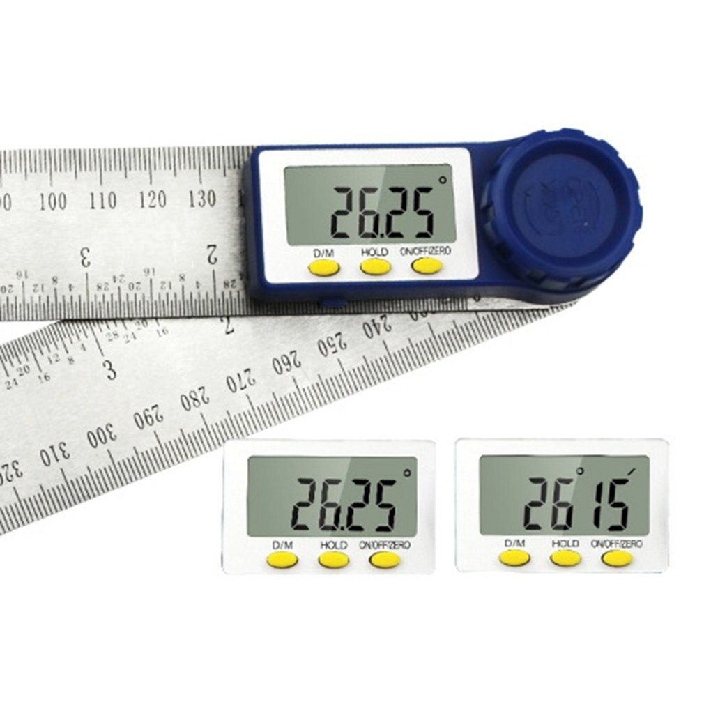200mm Digital Angle Ruler Protractor Angle Finder Stainless Steel Inclinometer Goniometer Electronic Angle Measurement Tool