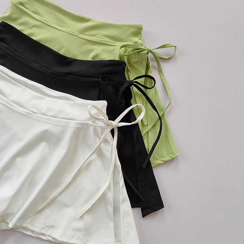Sportyoga Rok Badminton Tennisrok Broek Half-body Sneldrogend Zakrok Zijsplitbandrok Broek voor uitloper