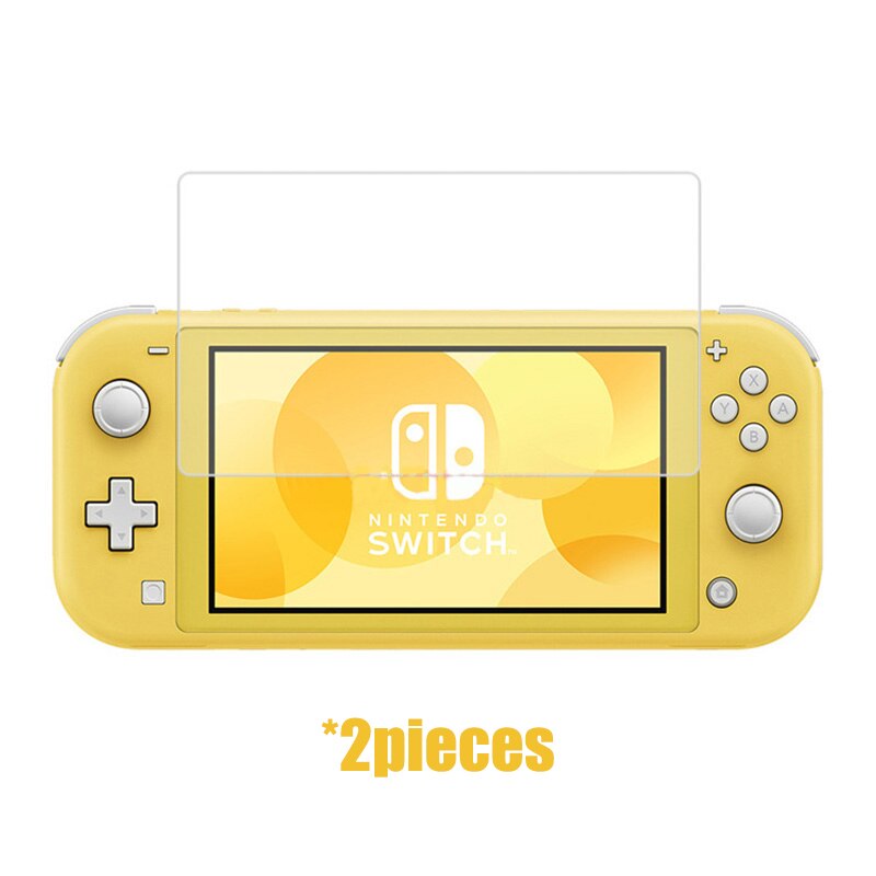 Gehard Glas Film Voor Nintendo Schakelaar Lite Hd Protector Screen Ns Ultradunne Explosieveilige Touch Beschermende Voor Schakelaar Lite: 2PCS