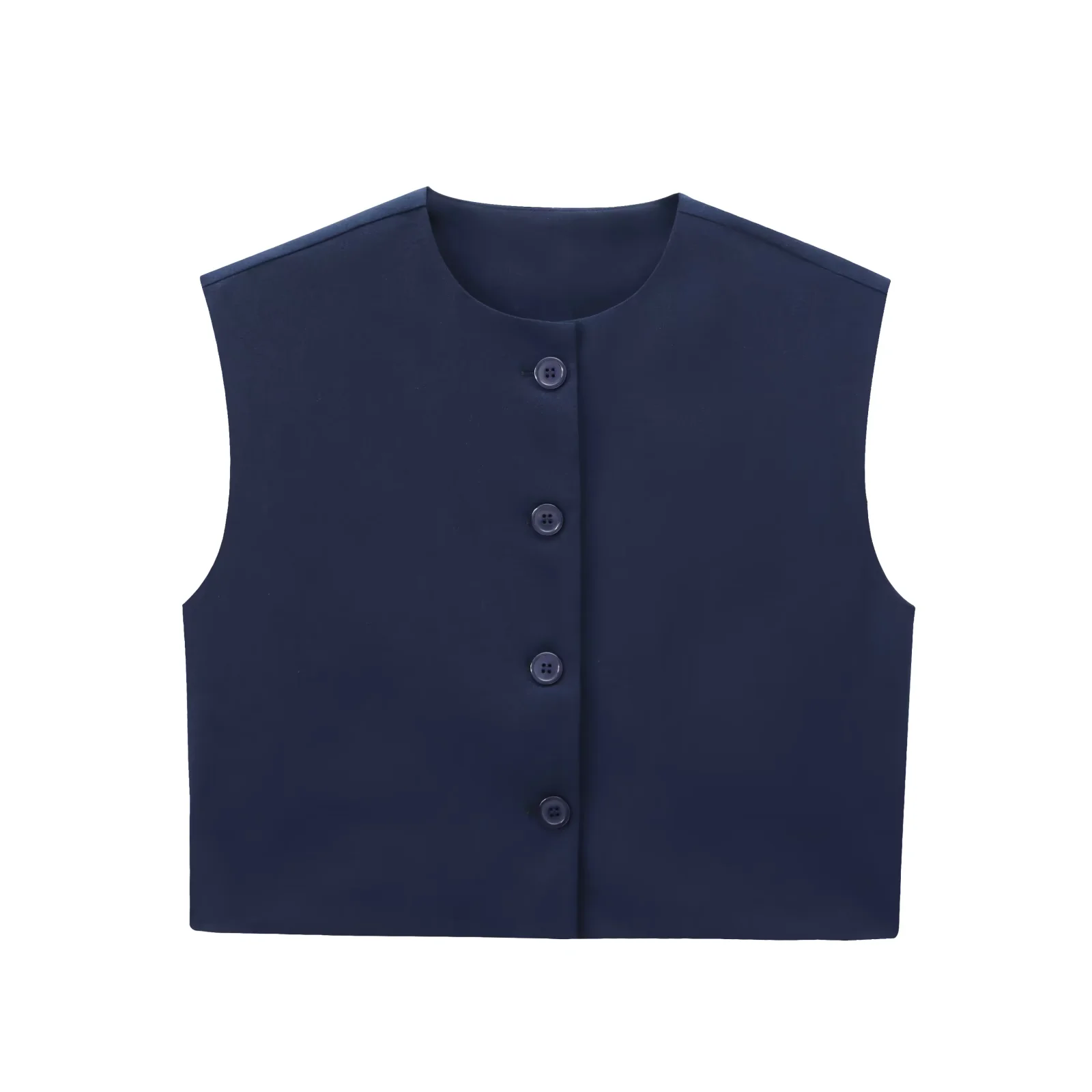 Chaleco Vintage sin mangas para mujer, chalecos holgados a la , abrigo sin mangas para mujer, prendas de vestir exteriores informales para mujer, ropa de calle básica, Tops
