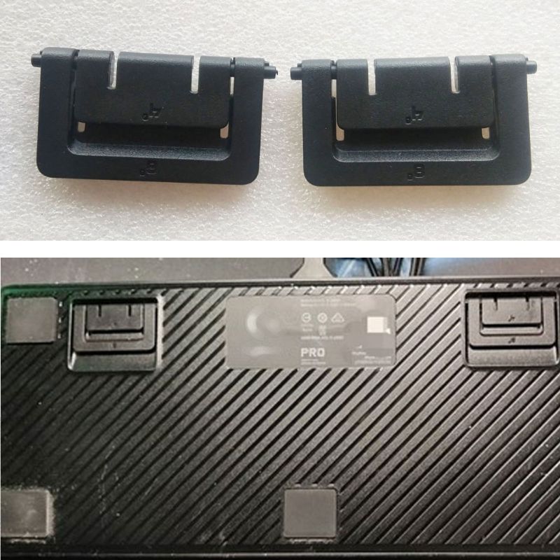 Support de pied de clavier pour logitech G610 G810 GPRO, pièces de réparation de clavier, 2 pièces