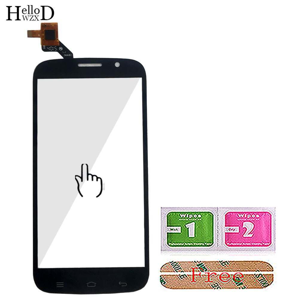 Pantalla táctil móvil para DEXP Xion X5 Dexp X5 Panel digitalizador de pantalla táctil de vidrio frontal Sensor de pantalla táctil herramientas 3M pegamento toallitas: Default Title