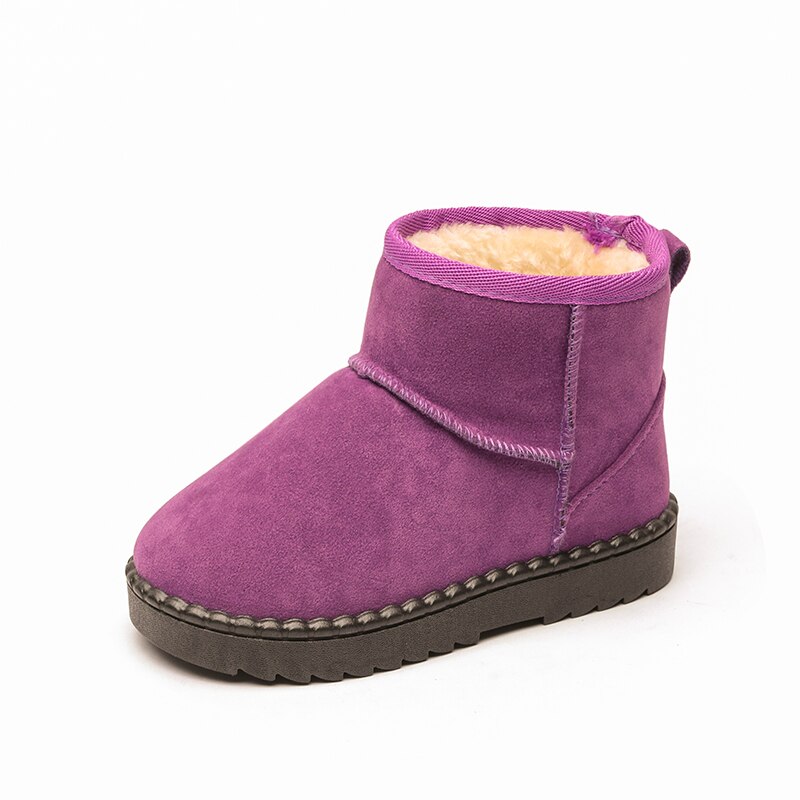 Classic Kids Baby Peuter Schoenen Kind Winter Warme Snowboots Schoenen Pluche Dikkere Zool Jongens Meisjes Snowboots Schoenen Grote size 22-36