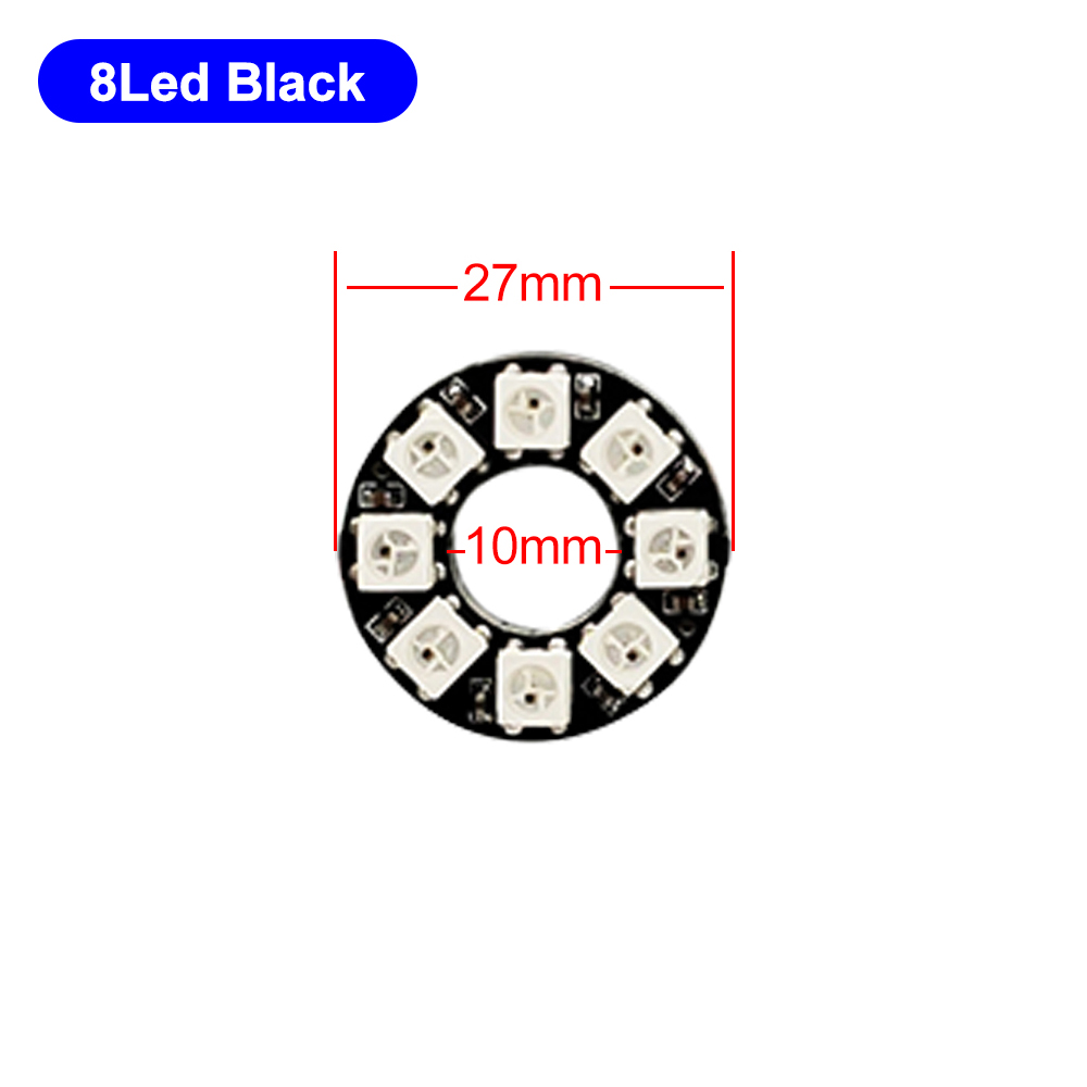 DC5V WS2812B RGB Led Ring Individually Addressable 3Pin WS2812 Round Module 5050 Built-in Pixel 1 8 16 24 35 45 60 88 93 148 241: Burgundy