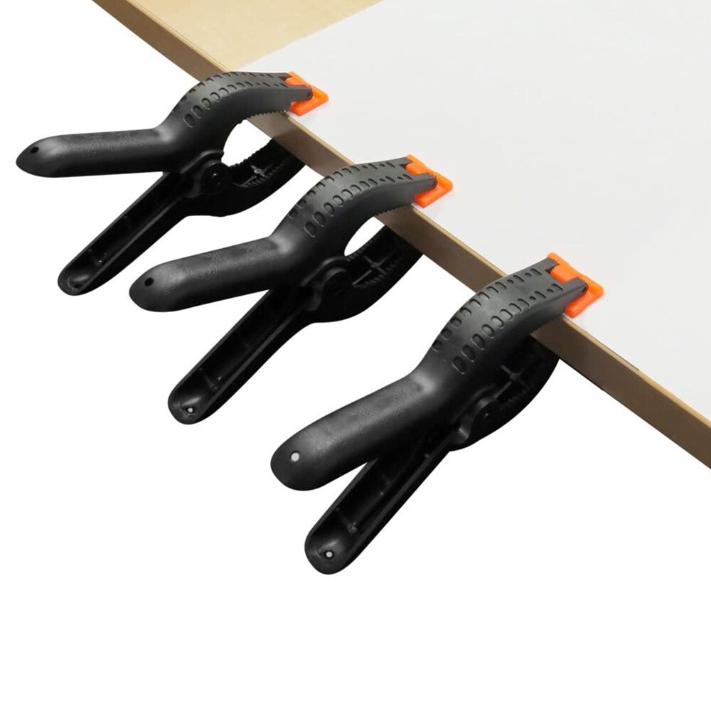 Woodworking Bar F Clamp Clip Kit Quick Ratchet Release Speed Squeeze Wood Working Work Bar Spreader Gadget Hand Tools