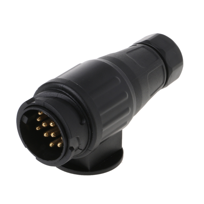 automatyczny przyczepa samochodowa 13 wtyk pinowy gniazdo złącza przyczepy kempingowej wodoodporny adapter