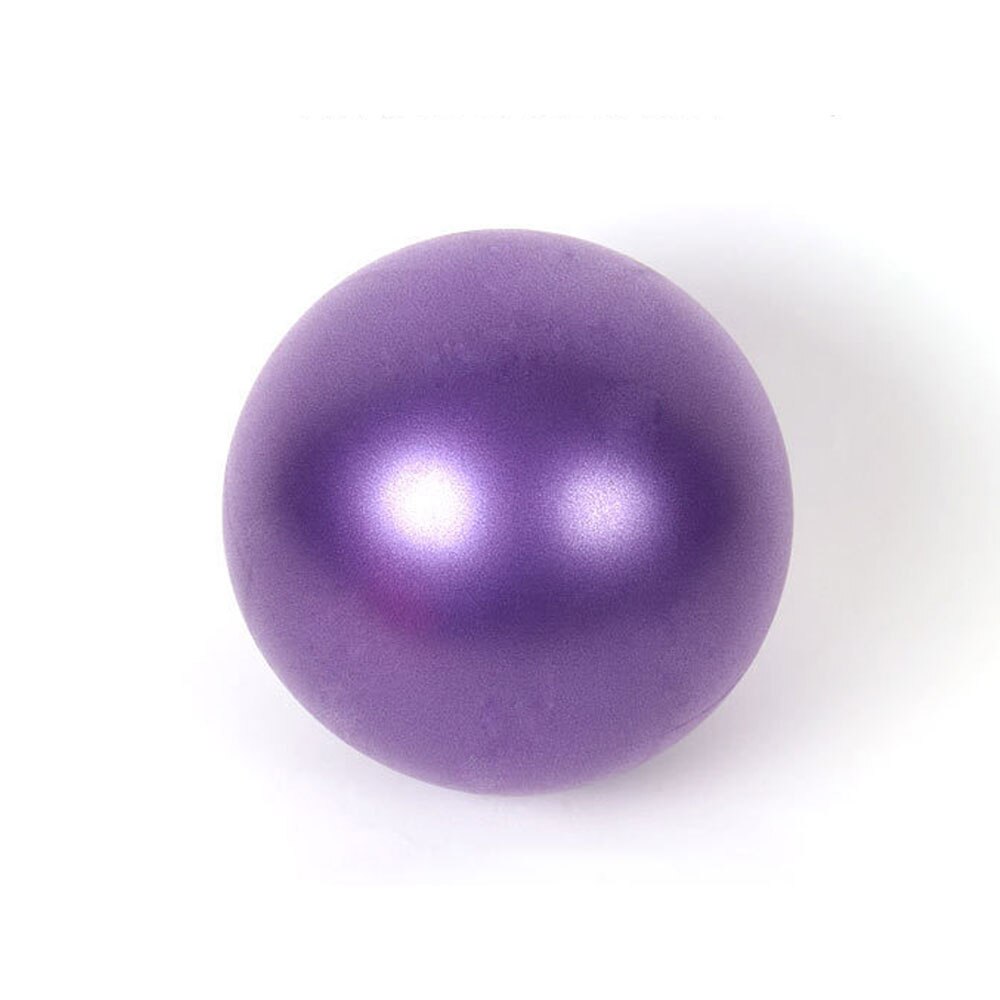 25cm Yoga Ball Exercise Gymnastics Pilates Ball Balance Exercise Gym Sports Ball PVC Indoor Home Training Mini Yoga Ball: purple