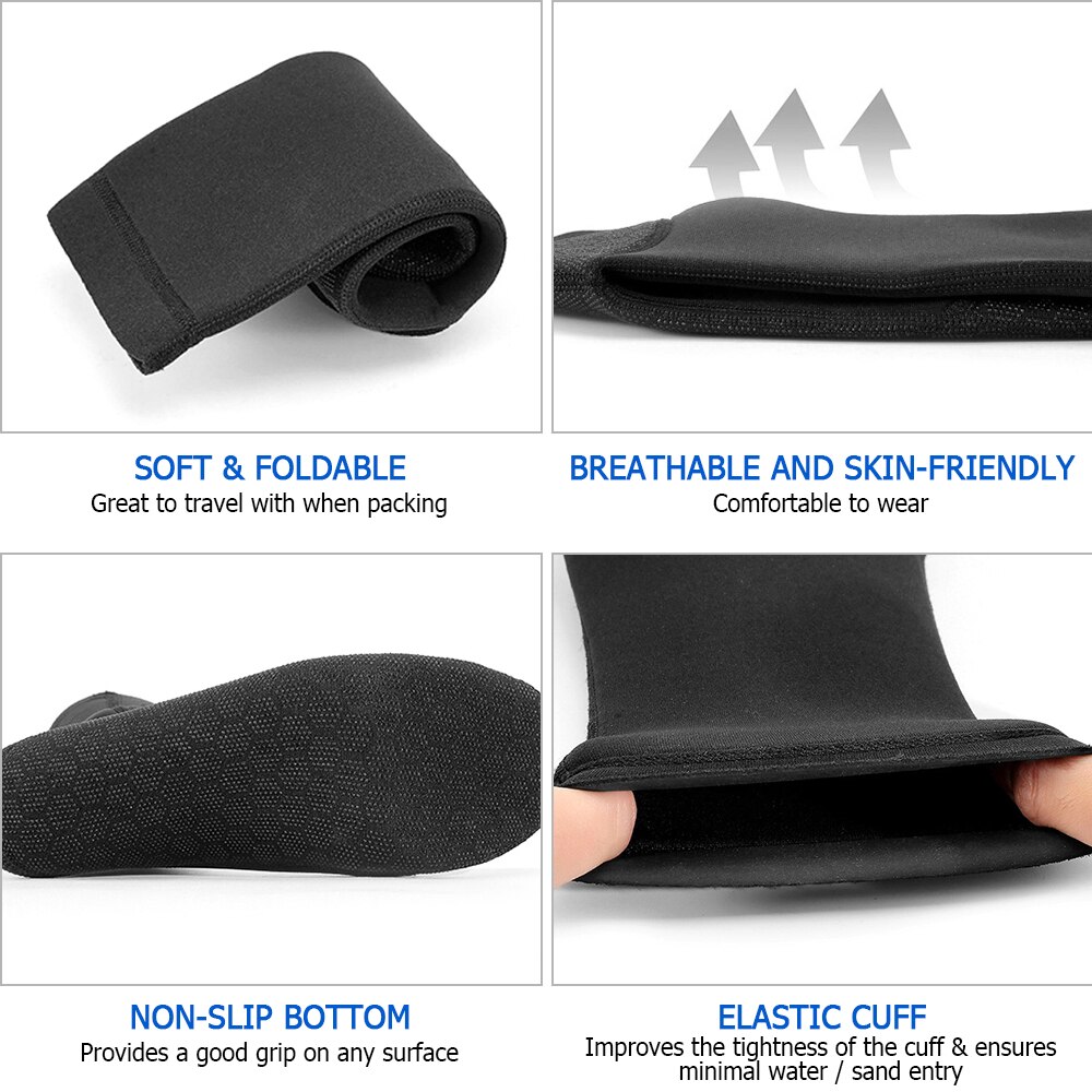 3Mm Neopreen Wetsuit Sokken Warm Duiken Sokken Winter Strand Booties Schoenen Anti-Slip Surfen Sokken Thermische Laarzen