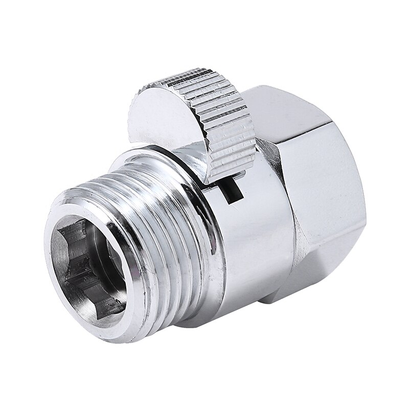 Brass G1/2" Water Pressure Reducing Controller Water Flow Control Valve Shower Head Shut Off Stop Switch For Shower Supply