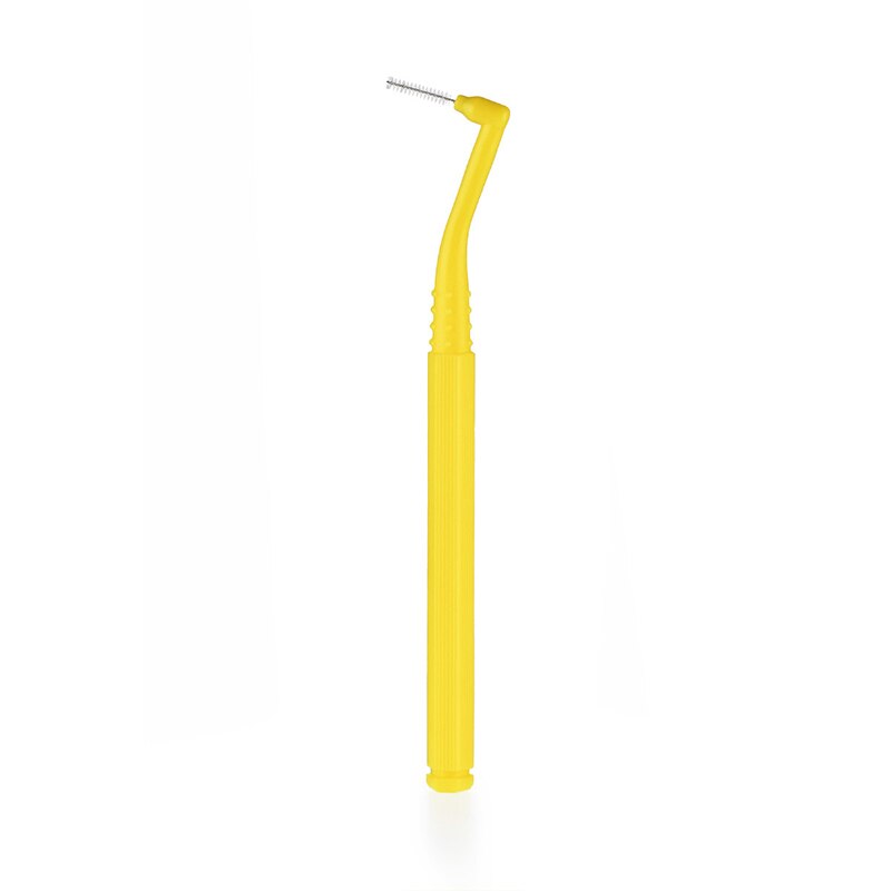 Cepillo Interdental de ortodoncia en forma de L, 5 colores, cuidado bucal, higiene, hilo Dental