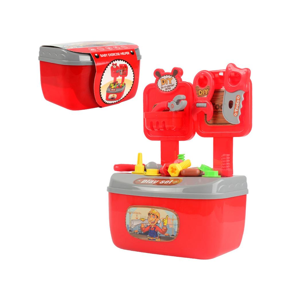 22 Pcs Kinderen Simulatie Reparatie Gereedschapskist Draagbare Spelen Huis Speelgoed Set Puzzel Speelgoed Simulatie Reparatie Tool Diy Accessoires