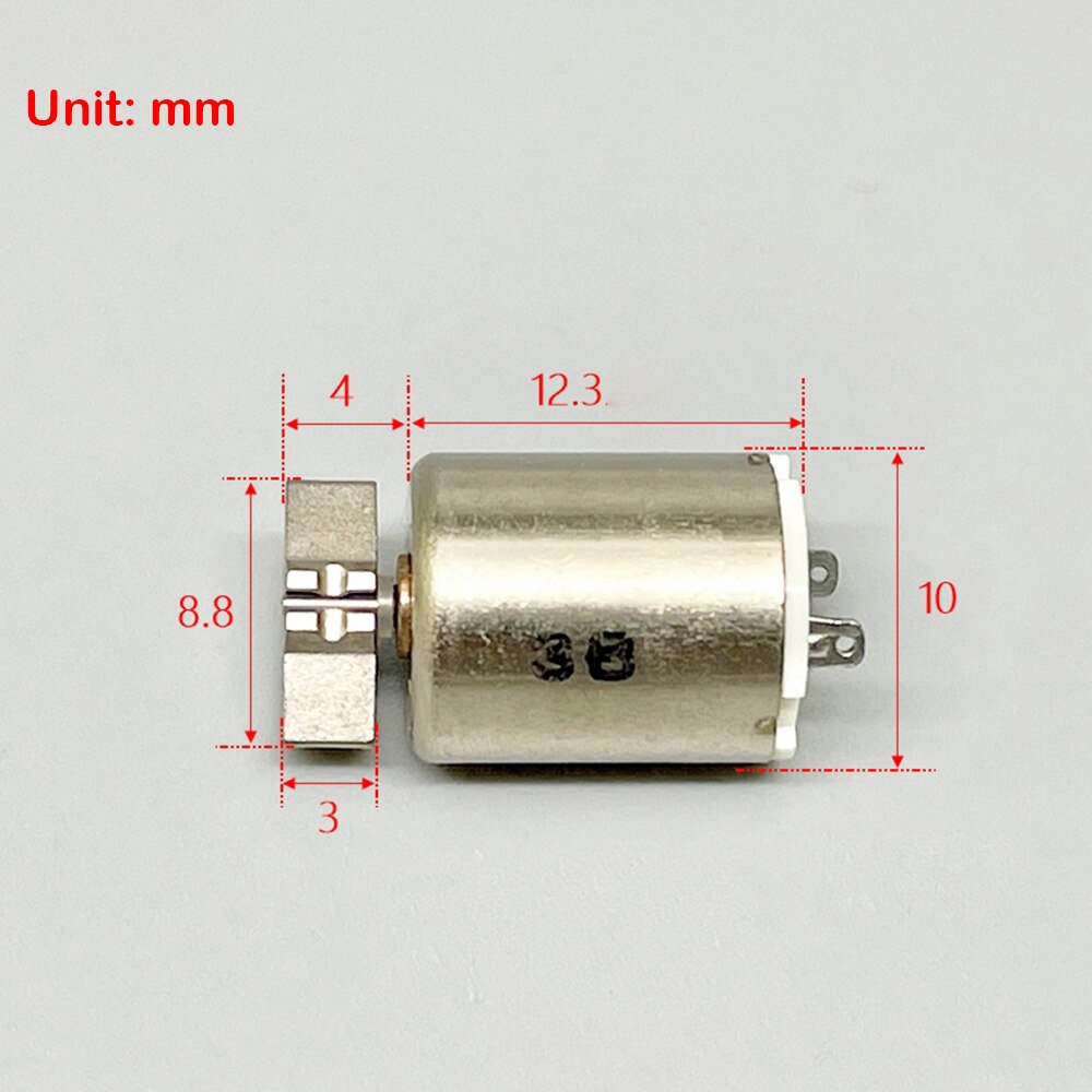 5 Pièces Micro Moteur Sans Noyau 6x12 Mm 3,7 V 21800 Tr/min - Drone RC Bricolage
