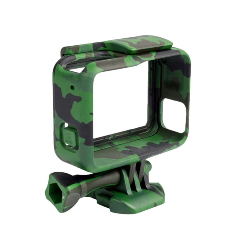 Camouflage Beschermende Behuizing Case Standaard Border Frame Fit Voor Gopro Hero 5 Black Edition