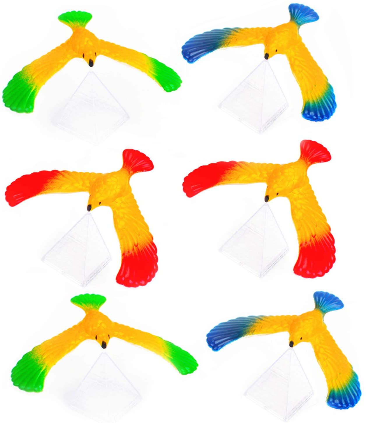 1 Set Kunststoff Ausgewogene Adler Vögel Entwicklungs Pädagogisches Spielzeug für Kinder Kinder Lustige Spielzeug Antistress-Finger Balancing Spiel