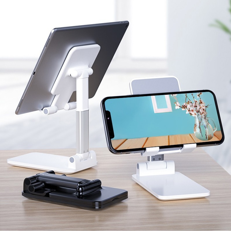 Foldable Desk Mount Mobile Phone Holder Stand for iPhone iPad Huawei Samsung Tablet Smartphone Portable Phone Stand