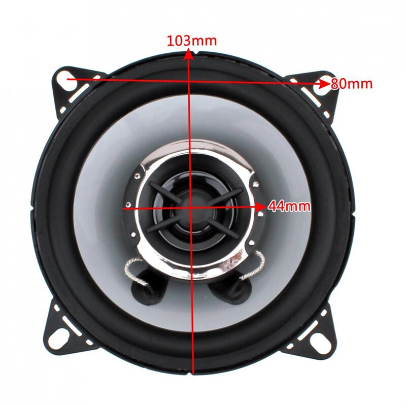 Universal 12V 120 Speaker Audio Acoustic Loudspeaker 4 High Efficiency Cars Speakers