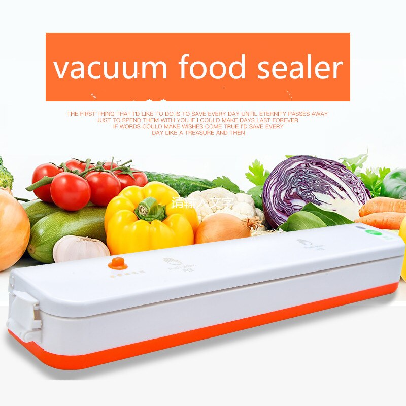 Vacuumsealer 160 W Automatische Voedsel Verpakkingsmachine met Starter Kit tassen Beste voor Huishoudelijke Voedsel Saver Droog & Vochtig