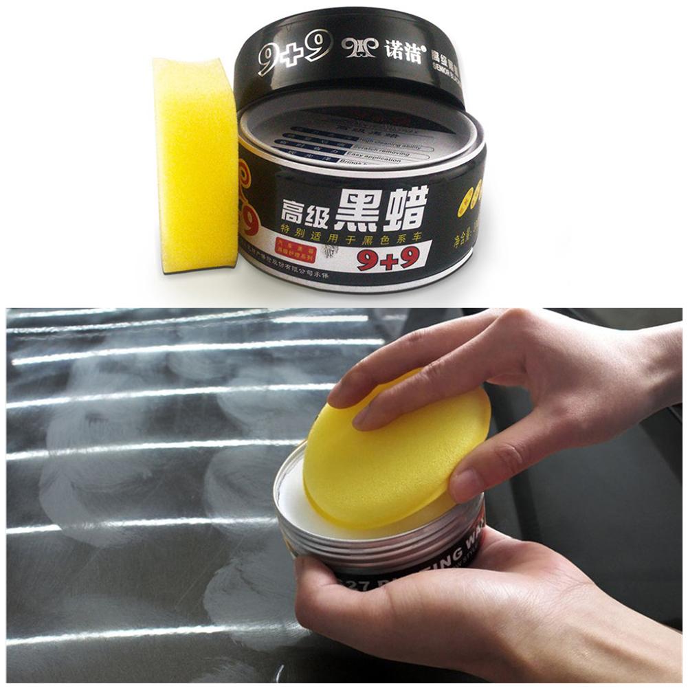 Pintura de cera impermeable pulida, esponja para eliminar arañazos, vidrio, estilo de reparación, para coche negro, 300g