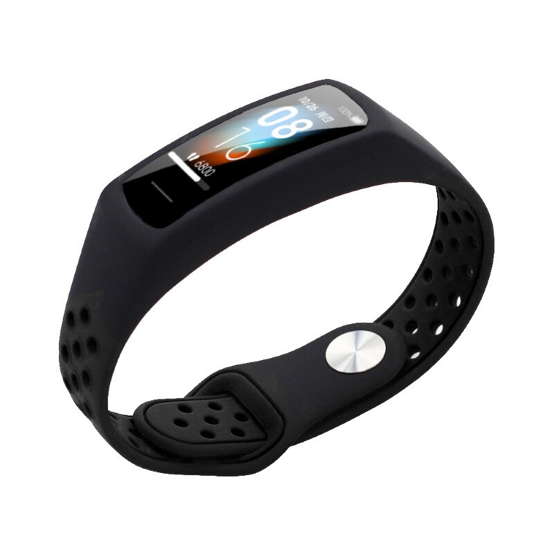 Correa de silicona para xiaomi mi smart band 4c 4 C, pulsera reemplazable para Xiaomi Redmi Band corea, accesorio de correa deportiva: Black