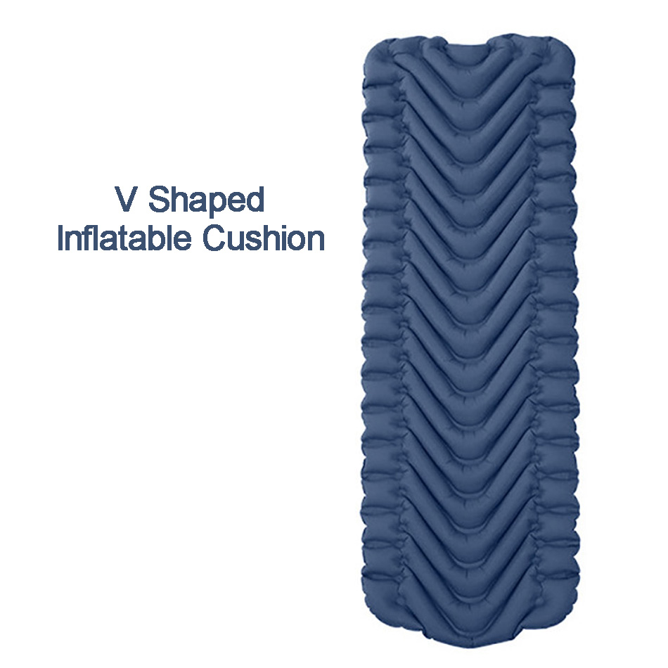 Luchtkussen Bed Camping Slaapmat Outdoor Tent Slapen Mat Opklapbed Reizen Slaapmat Vochtbestendige Pad Naturehike: Dark Blue