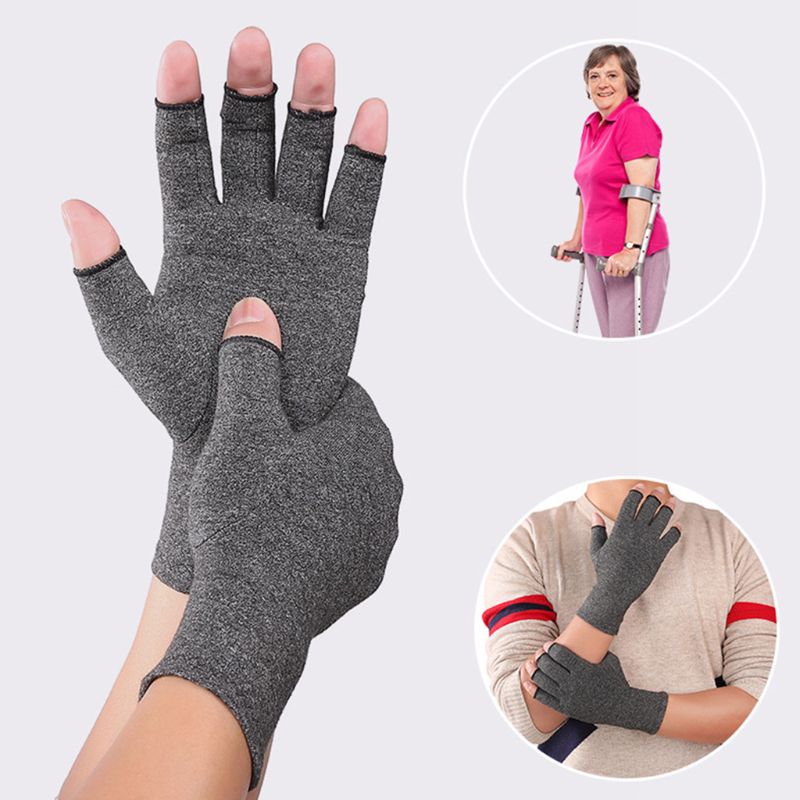 Frauen Männer Arthritis Kompression Handschuhe Finger gemeinsam Schmerzen Linderung Rheumatoider Arthrose Hand Handgelenk Unterstützung Therapie Fäustlinge