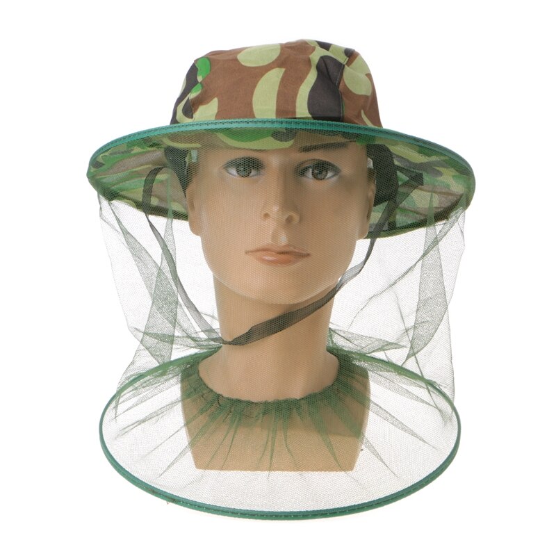 Mesh Face Mask Hat Keeping Insects Bee Flying Face-Protector Beekeeper Fishing