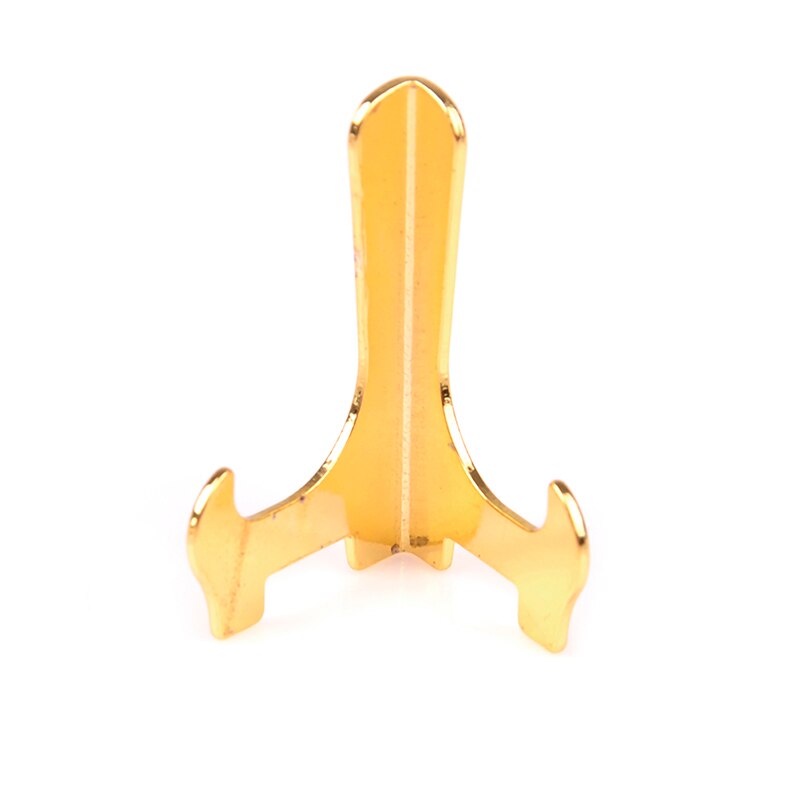 1:12 Casa di Bambola 2 pz/impostato in Miniatura Piatto di Ferro Piastra di Supporto Espositori e Alzate Dollhouse mini Piastra di Supporto Accessori per Mobili Da Cucina: Oro