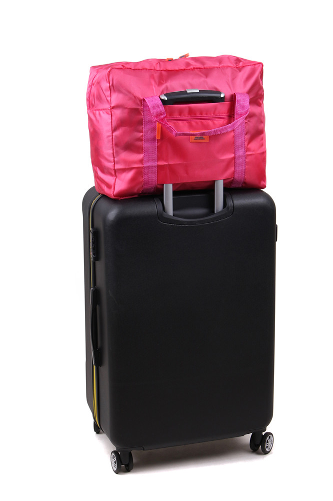 Unisex Große Kapazität Reisetaschen Einfarbig Falten Wasserdichte Durable Hand Gepäck Raum Saver Kleidung Lagerung Organizer Taschen