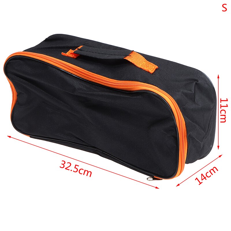 Black Car Wear Resistant Zipper Closure Practical Storage Case With Handle Durable Portable Pouch Vacuum Cleaner Tool Bag: S