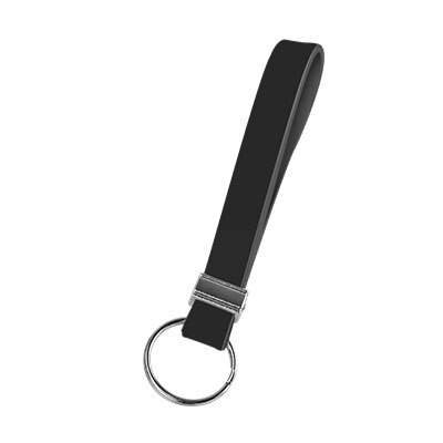 Okeytech afstandsbediening autosleutel siliconen hoesje voor nissan juke micra qashqai march tiida 2 knoppen rubberen beschermhoes: Zwarte ketting