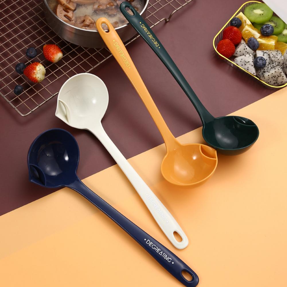 Good Multipurpose Lightweight Food Fat Separator Skimmer Spoon Grease Strainer Oil Separator Spoon Soup Spoon
