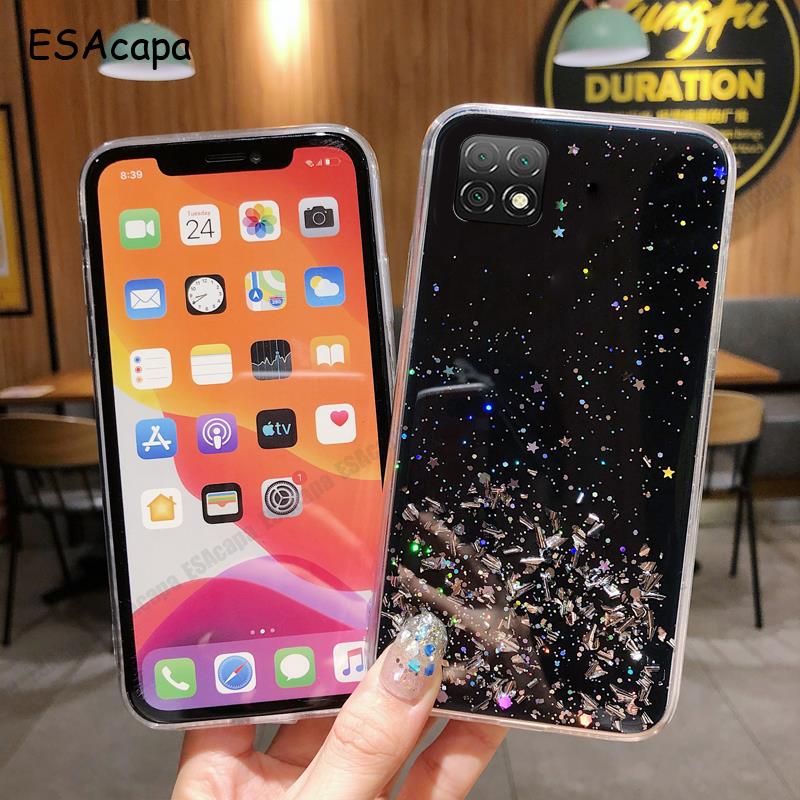 Custodia Glitter oro trasparente per Huawei Nova Y60 Cover posteriore antiurto in Silicone morbido opaco per HUAWEI NOVA Y60 WKG-LX9