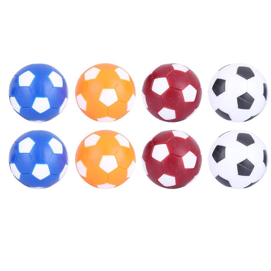 8 Stks/partij Tafel Voetbal Voetbal Plastic Mini Kleurrijke Voetbal Ballen Tafelblad Spel Voetbal Accessoire Tabletop Game Voetbal