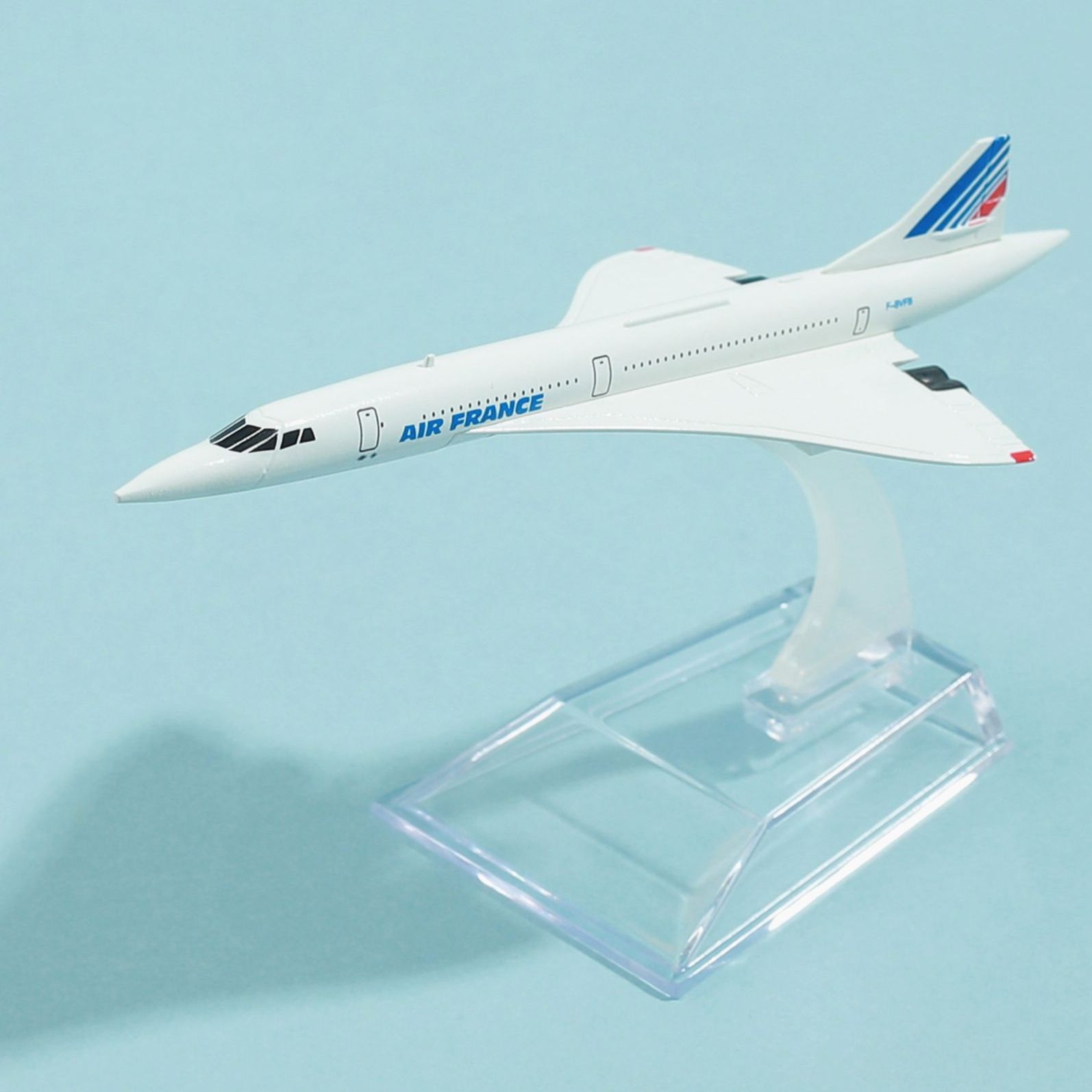 Air France Concorde Aircraft Alloy Diecast Model 15cm Worldwide Aviation Collectible Miniature Souvenir Ornament